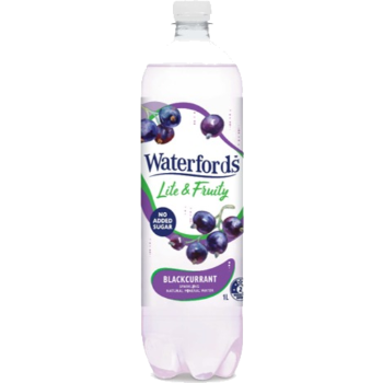 Waterfords Lite & Fruity Blackcurrant 1l