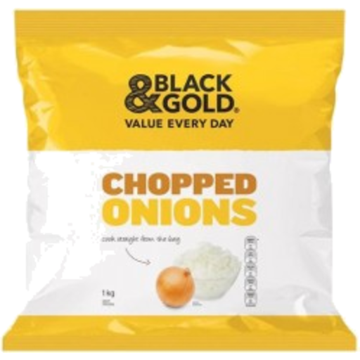 Black & Gold Onion Chopped 1kg
