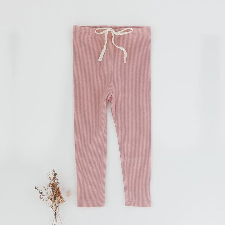 Karibou Kids Ribbed Cotton Leggings