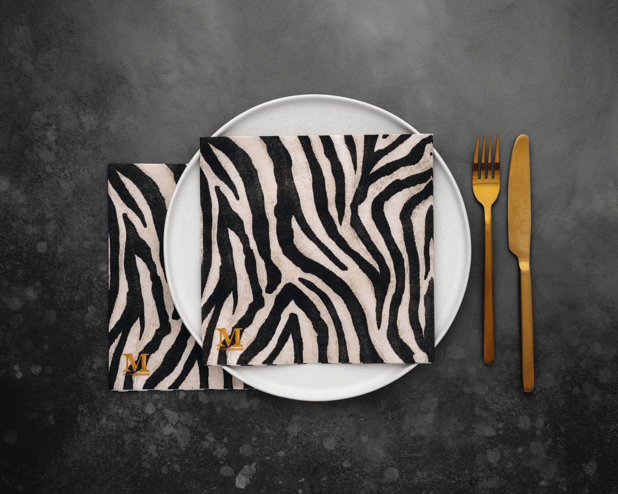 The Zebra Dinner Napkins