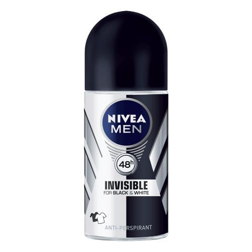 Nivea Deodorant Roll On Men Invisible Black and White 50ml