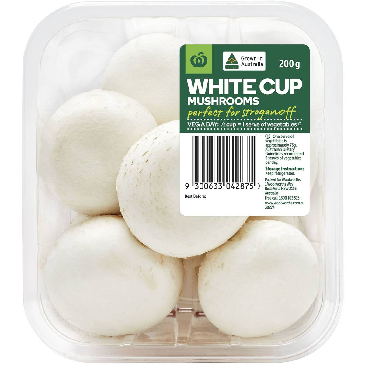 Mushrooms Whole / punnet 200g