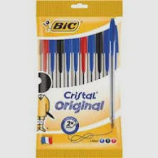 Bic Cristal Original Ballpoint Pen Assorted Colours 10pk