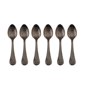 Coffee Culture Coffee Spoons Black 6 Pack