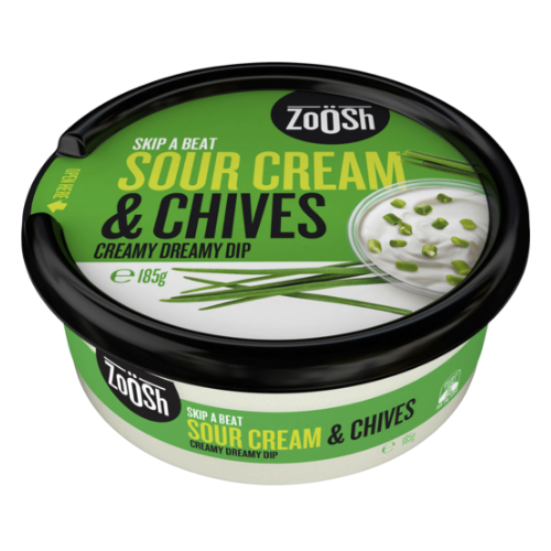 Zoosh Dip Sour Cream & Chives 185g